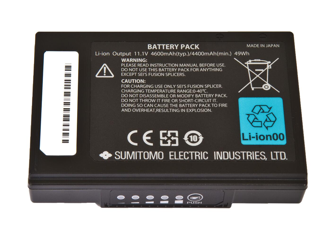 SUM-BU-11 Sumitomo Electric TA015PD0051 Sumitomo BU-11 LI-ION battery for T-71C 11.1 V, 4600 mAh